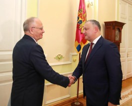 Президент Республики Молдова встретился с Послом Фаритом Мухаметшиным