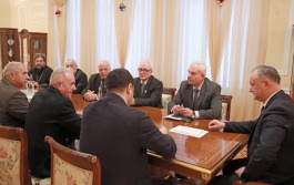 Igor Dodon a avut o întrevedere cu Consiliul Bătrînilor din Găgăuzia.