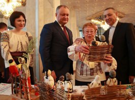 Игорь Додон принял участие в открытии выставки-ярмарки, организованной под патронажем Президента Республики Молдова