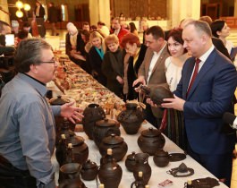 Игорь Додон принял участие в открытии выставки-ярмарки, организованной под патронажем Президента Республики Молдова