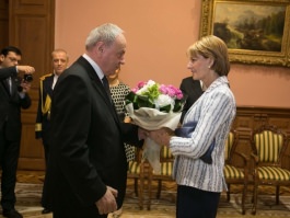 Nicolae Timofti a avut o întrevedere cu Principesa Moștenitoare Margareta şi Principele Radu ai României