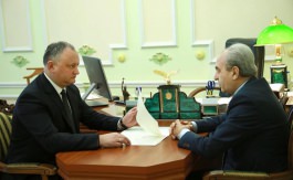 Președintele Moldovei a avut o întrevedere cu Ambasadorul Jivan Movsisyan