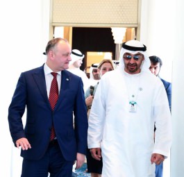 Igor Dodon visits Dubai at the invitation of the President of the United Arab Emirates