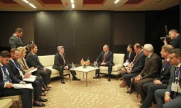 Президент Республики Молдова провел встречу с Президентом Республики Македония
