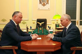 Igor Dodon held a meeting with Extraordinary and Plenipotentiary Ambassador of the Russian Federation Farit Mukhametshin