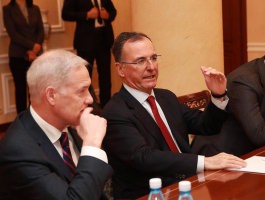 The Head of State held a meeting with Franco Frattini