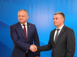 Președintele Republicii Moldova, Igor Dodon, a avut o întrevedere cu liderul transnistrean, Vadim Krasnoselski