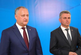 Președintele Republicii Moldova, Igor Dodon, a avut o întrevedere cu liderul transnistrean, Vadim Krasnoselski