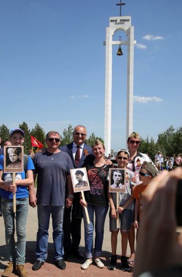 Игорь Додон посетил Мемориальный комплекс «Шерпенский плацдарм»