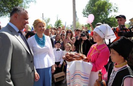 Президент страны совершает поездку в южном регионе Молдовы