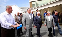 Șeful statului a verificat cum sunt efectuate lucrările de reparație a sediului Președinției Republicii Moldova