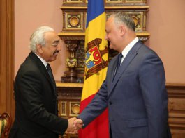 Игорь Додон провел встречу с Послом Государства Катар в Республике Молдова