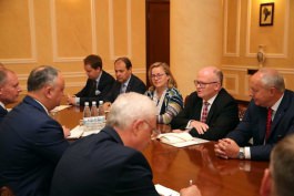 Președintele Republicii Moldova s-a întîlnit cu o delegație a oficialilor de rang înalt din Austria