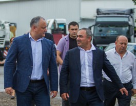 Președintele Igor Dodon a vizitat Compania „Tehnostel Car” din orașul Hîncești