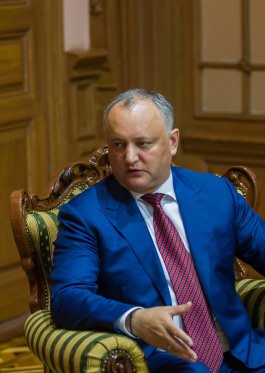 Șeful statului a avut o întrevedere de rămas bun cu domnul Atis LOTS, Ambasador Extraordinar şi Plenipotenţiar al Republicii Letonia în Republica Moldova