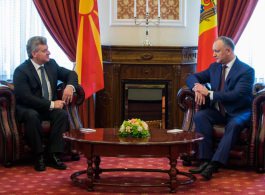 Президент Республики Молдова провел встречу с Президентом Республики Македонии