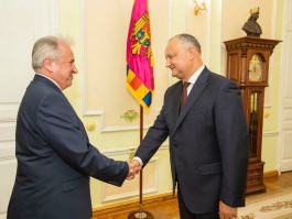 Președintele Republicii Moldova a avut o întrevedere cu Ambasadorul Republicii Turcia în țara noastră