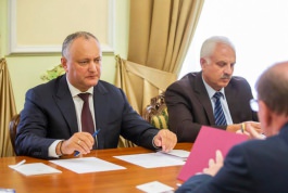 Președintele Republicii Moldova a avut o întrevedere cu noul Ambasador al Federației Ruse în țara noastră
