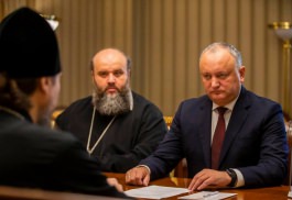 Președintele Igor Dodon a discutat detaliile vizitei Patriarhului Kiril în Moldova