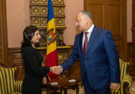 Șeful statului a avut o întrevedere cu noii ambasadori ai Republicii Moldova desemnați pentru două ţări