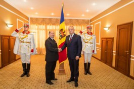 Președintele Republicii Moldova a primit scrisorile de acreditare din partea a cinci ambasadori agreați