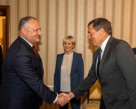 Președintele Moldovei a avut o întrevedere cu vice-preşedintele Academiei de Televiziune din Rusia