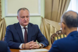 Președintele Republicii Moldova a avut o întrevedere de lucru cu Ambasadorul Republicii Populare Chineze în țara noastră 