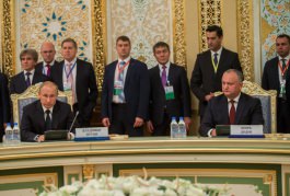 President of the Republic of Moldova held a speech at CIS Summit 