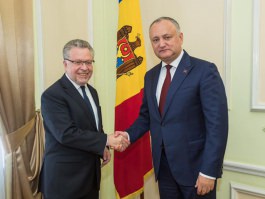 Президент Республики Молдова провел встречу с послом Франции в нашей стране