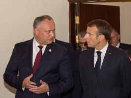  Президент Республики Молдова провел рабочую встречу с президентом Франции