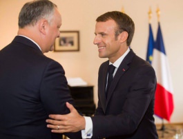 President of Moldova had a working meeting with President of France