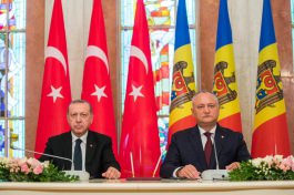 Президент Республики Молдова Игорь Додон встретился с Президентом Турции 