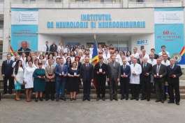 The head of state made a visit to the Institute of Neurology and Neurosurgery in Chișinău