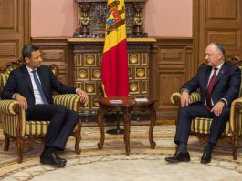 Președintele țării a avut o întrevedere cu noul șef al Oficiului Consiliului Europei în Republica Moldova