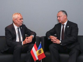 Președintele Republicii Moldova a avut o întrevedere cu Președintele Republicii Austria