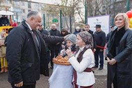 Igor Dodon participated in the inauguration of a sports complex in the city of Soroca