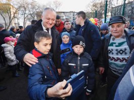 Igor Dodon participated in the inauguration of a sports complex in the city of Soroca