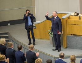 Президент Молдовы выступил на пленарном заседании Государственной Думы РФ 