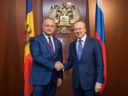 Președintele Igor Dodon a participat la ședința Consiliului Economic Moldo-Rus