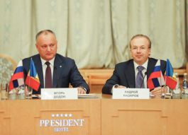 Президент Игорь Додон принял участие в заседании Молдо-российского экономического совета