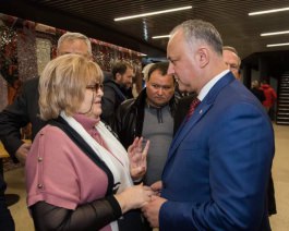 Igor Dodon had a meeting with Moldovan diaspora in Saint Petersburg
