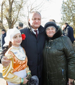 Șeful statului a participat la inaugurarea drumului reabilitat din satul Gaidar
