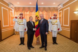 President of Moldova received credentials from five Ambassadors