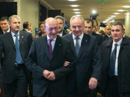 Președintele Nicolae Timofti a avut o întrevedere cu președintele României, Traian Băsescu