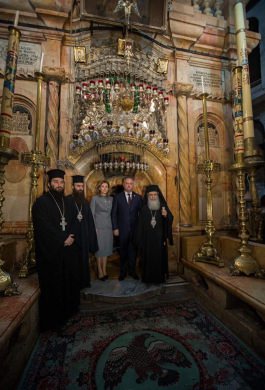 Șeful statului a avut o întrevedere cu ÎPS Theophilos III Patriarhul Ierusalimului şi al Întregii Palestine