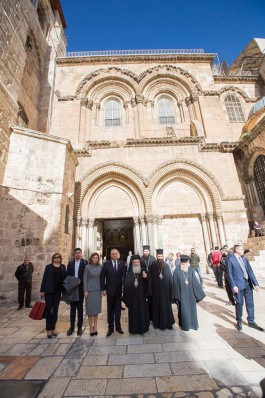 Șeful statului a avut o întrevedere cu ÎPS Theophilos III Patriarhul Ierusalimului şi al Întregii Palestine