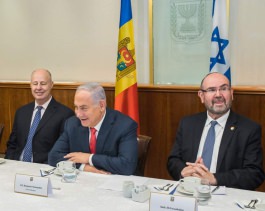 Președintele Moldovei a avut o întrevedere cu prim-ministrul Israelului