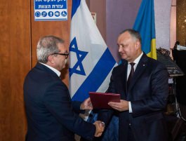 Igor Dodon a avut o întrevedere cu reprezentanții diasporei moldovenești în Statul Israel