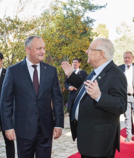 Președintele Republicii Moldova a avut o întrevedere cu Președintele Statului Israel