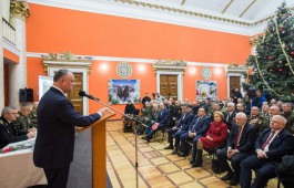 Президент страны принял участие в заседании Республиканского совета Союза офицеров РМ